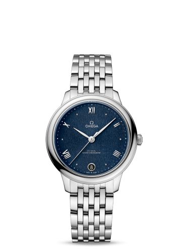 Omega De Ville Master Chronometer 34 Stainless Steel / Blue / Bracelet