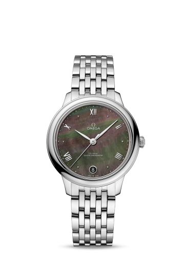 Omega De Ville Master Chronometer 34 Stainless Steel / Brown MOP / Bracelet