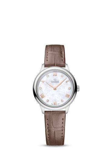Omega De Ville Quartz 27.5 Stainless Steel / MOP - Diamond