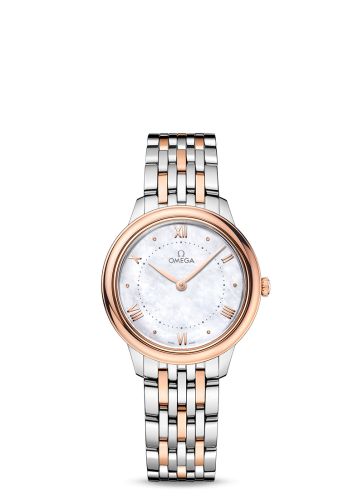 Omega De Ville Quartz 30 Stainless Steel - Sedna Gold / MOP - Diamond