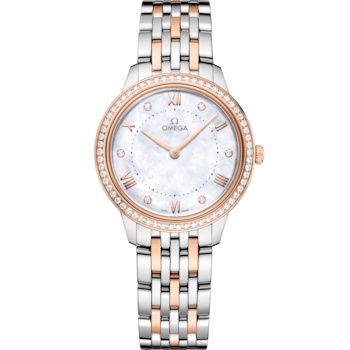 Omega De Ville Quartz 30 Stainless Steel - Sedna Gold - Diamond / MOP - Diamond