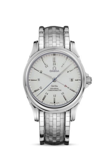 Omega De Ville Co-Axial 38.7 GMT Stainless Steel / Silver / Bracelet