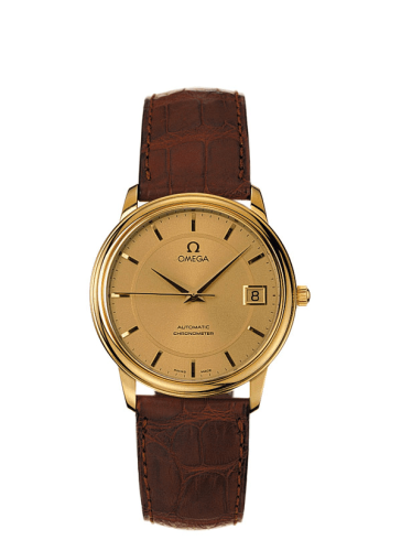 Omega De Ville Prestige Automatic 34.7 Yellow Gold / Champagne