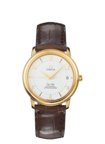 Omega De Ville Prestige Automatic 34.7 Yellow Gold / White