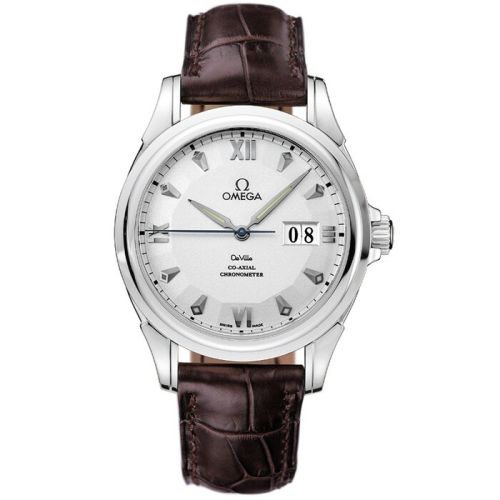 Omega De Ville Co-Axial 38.7 Big Date White Gold / Silver