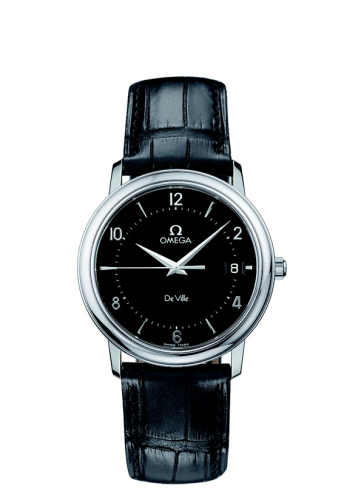 Omega De Ville Prestige Quartz 34.4 Stainless Steel / Black