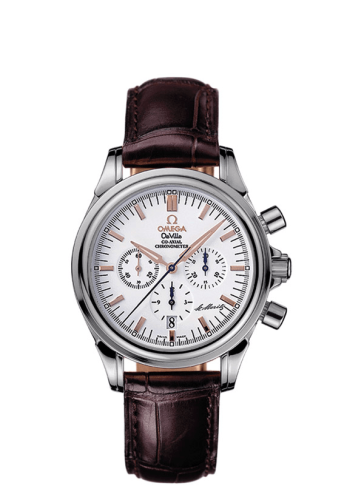 Omega De Ville Co-Axial 35 Chronograph Stainless Steel / White / St. Moritz