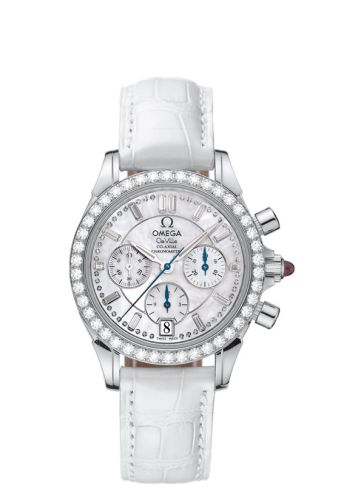 Omega De Ville Co-Axial 35 Chronograph Stainless Steel - Diamond / MOP
