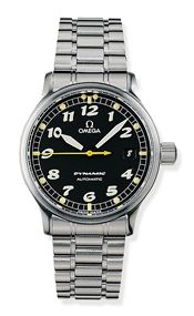 Omega Dynamic III Date Stainless Steel / Black / Bracelet
