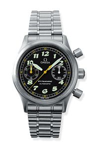 Omega Dynamic III Chronograph Stainless Steel / Black / Bracelet