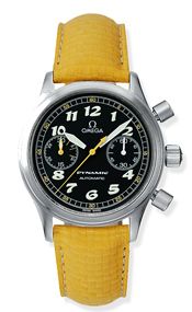 Omega Dynamic III Chronograph Stainless Steel / Black / Yellow Coramide