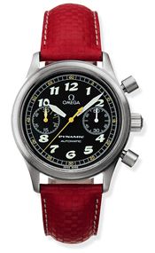 Omega Dynamic III Chronograph Stainless Steel / Black / Red Coramide