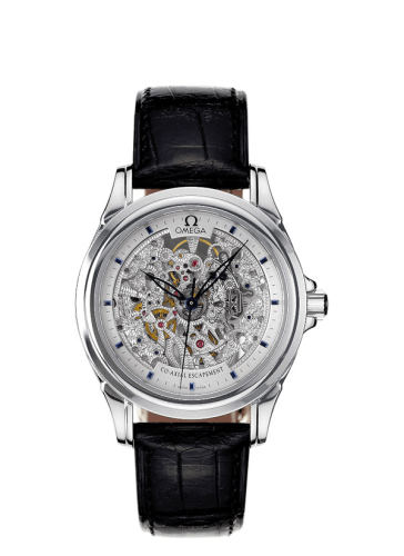Omega De Ville Co-Axial 37.5 White Gold / Skeleton