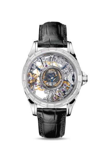 Omega De Ville Tourbillon Platinum / Baguette / Skeleton