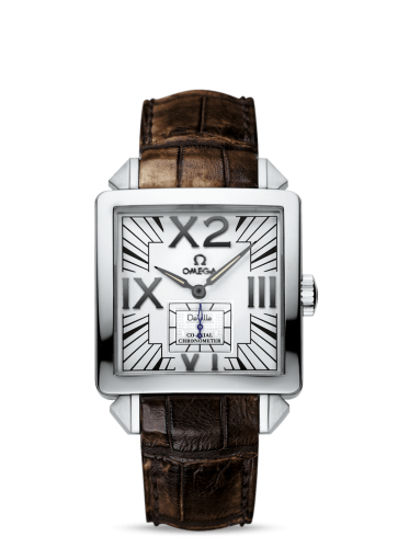 Omega De Ville X2 Co-Axial 35 Small Seconds White Gold / White
