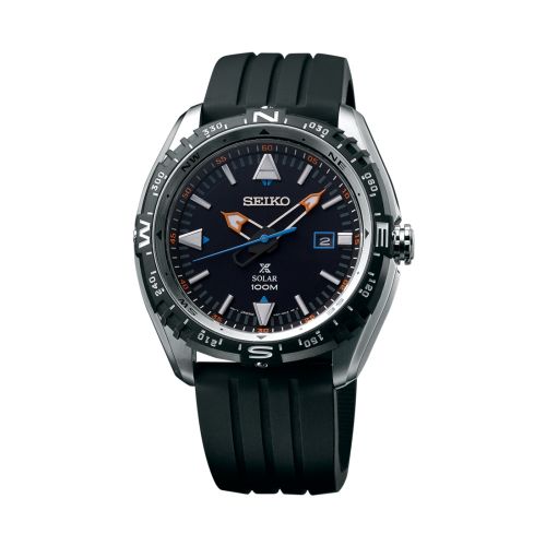 Seiko Prospex Land SNE423P1 Stainless Steel / Black / Strap