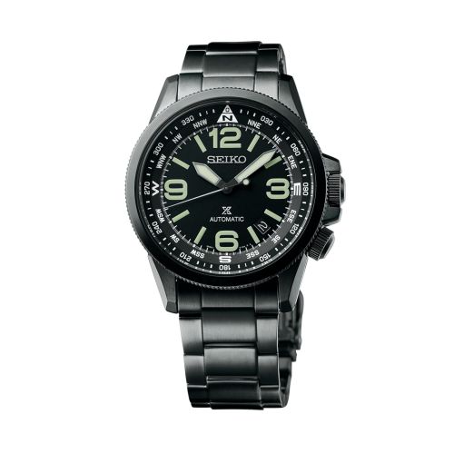 Seiko Prospex Land SRPA73K1 Stainless Steel / Black / Bracelet