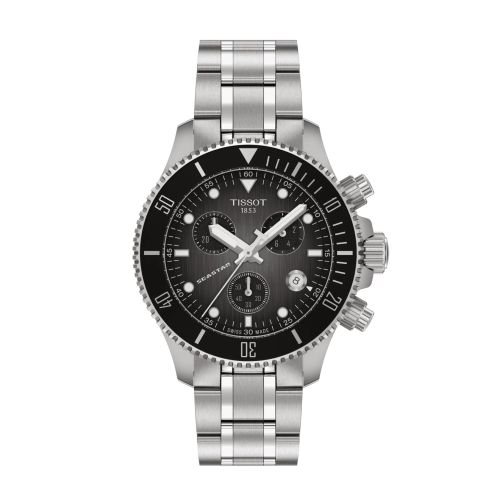 Tissot Seastar 1000 Quartz Chronograph Stainless Steel / Grey / Bracelet