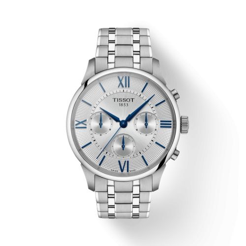Tissot Chemin Des Tourelles Chronograph Automatic Stainless Steel / Silver / Bracelet