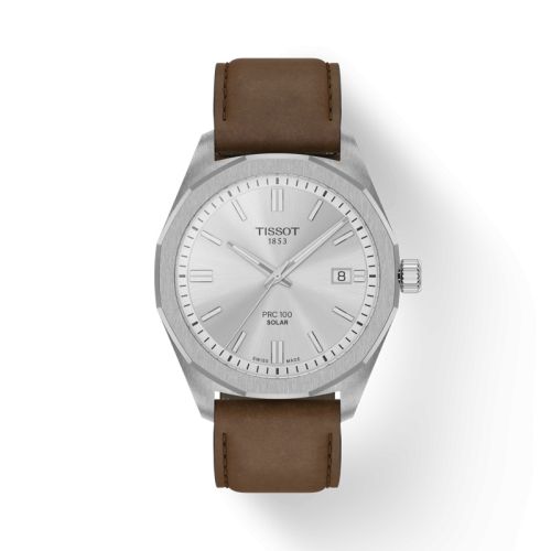 Tissot PRC 100 Solar Quartz 39 Stainless Steel / Silver