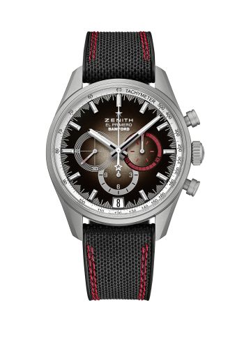 Zenith Chronomaster El Primero Radar Stainless Steel / Brown / Rubber