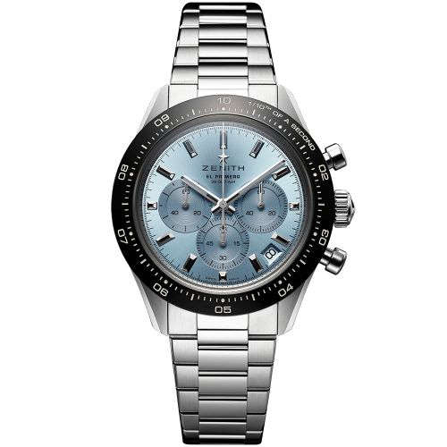 Zenith Chronomaster Sport Yoshida Stainless Steel / Aqua Blue / Bracelet