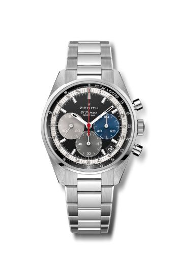 Zenith Chronomaster Original Stainless Steel / Black / Bracelet