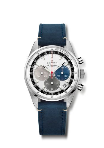 Zenith Chronomaster Original Stainless Steel / Silver / Strap