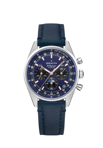 Zenith Chronomaster Original Triple Calendar Stainless Steel / Aventurine / Japan