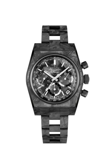 Zenith El Primero A3818 Revival The Cover Girl Forged Carbon / Bracelet