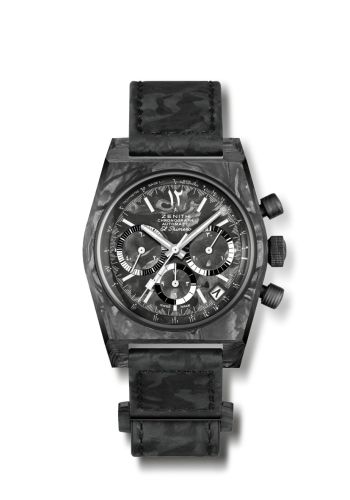 Zenith El Primero A3818 Revival The Cover Girl Forged Carbon / Hindu Arabic