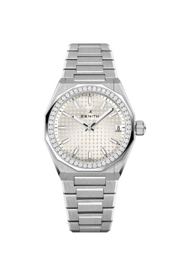 Zenith Defy Skyline 36 Stainless Steel - Diamond / Silver