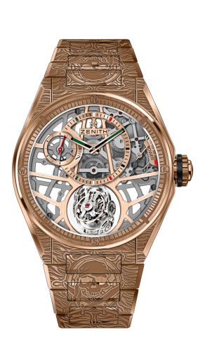 Zenith Defy Zero G Rose Gold / Skull Edition