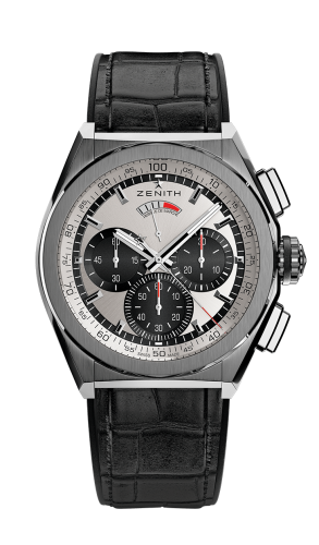 Zenith Defy El Primero 21 Titanium / Silver Panda / Alligator